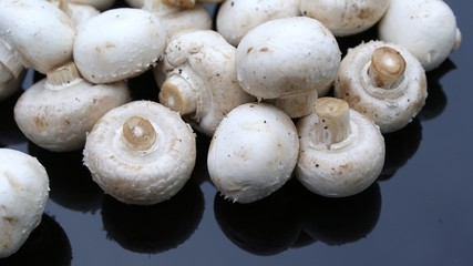 White mushrooms