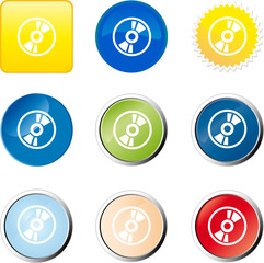 Compact disc web button