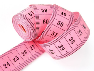 pink measuring tape