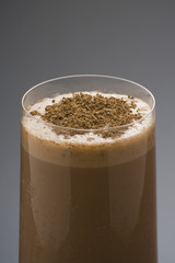refreshing chocolate shake with chocolate Birutes
