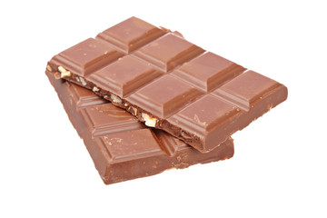 Blocks of chocolate