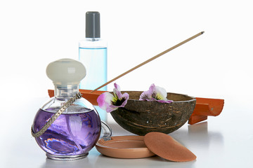 ambiance zen, parfum,encens et noix de coco