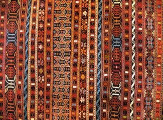 Wandaufkleber webteppich - Woven rug © Konstanze Gruber