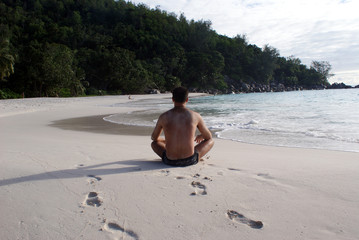 meditazione on the beach