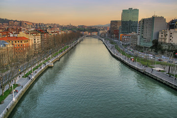 Naklejka premium Bilbao city