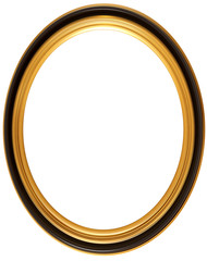 Oval antique picture frame
