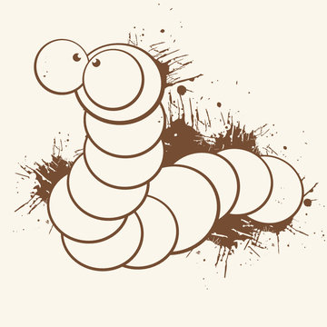wurm vintage cartoon
