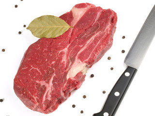 Rindersteak mit Messer