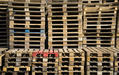 Wooden pallets