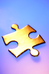 Fototapeta premium Jigsaw puzzle piece