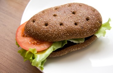 Sandwich with Freshness Vegetables