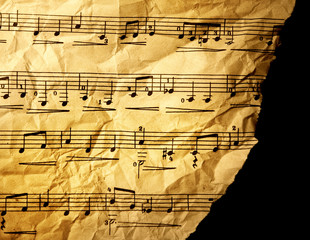 Grungy musical background