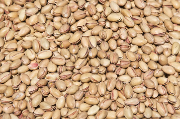 Set of pistachio nuts