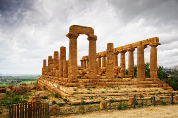 Fototapeta na wymiar Temple of Giunone - Sicily