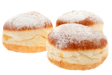 Obraz na płótnie Canvas Donuts z cukru pudru