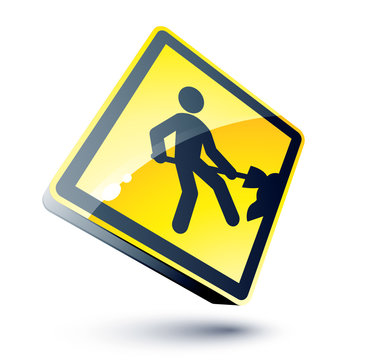Panneau de chantier