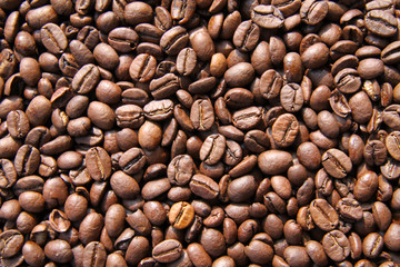 Fragrant Fried Coffee Beans