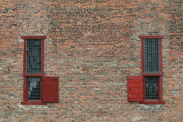 Ancient prison windows