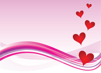 Heart valentines background