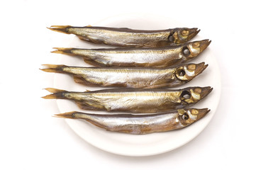 smoked capelin