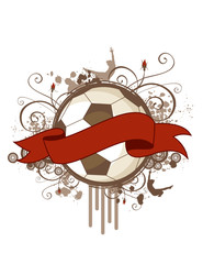 Grunge Soccer Banner