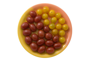 red and yellow tomatoes