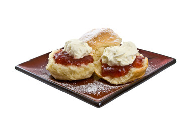 Scones with Jam and Cream