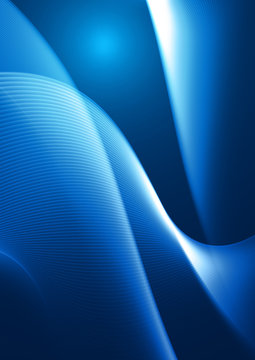 blue abstract composition