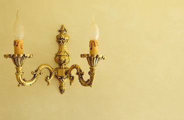 bronze sconce