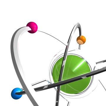 atom closeup