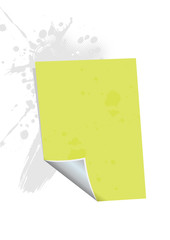 Abstract illustration for notes. Vector