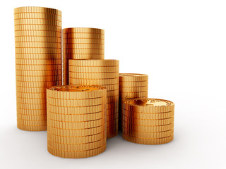 Golden coins