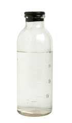 Medical bottle with saline