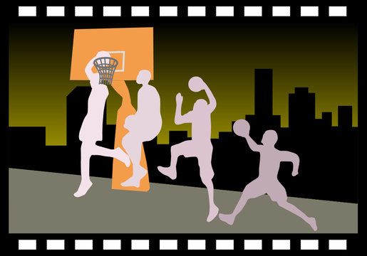 Slideshow of a slam-dunk