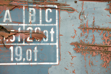 rostiger Hintergrund