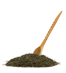 Spice of thyme isolated on white background