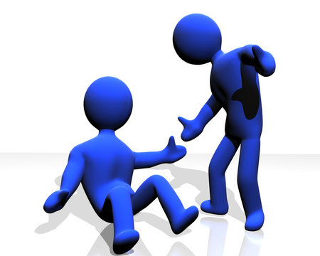 helping each other