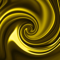 Yellow satin swirl