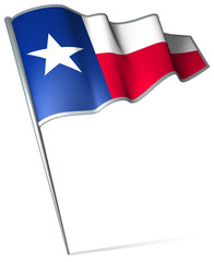 Flag pin - Texas (USA)