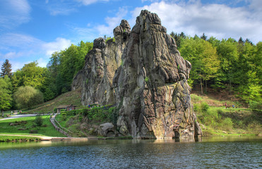 Die Externsteine in Ostwestfalen