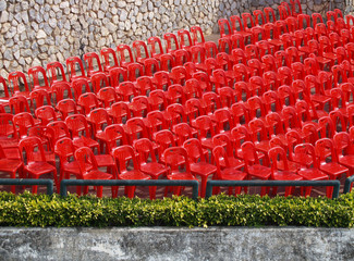 red seats
