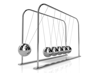 balancing balls Newton's cradle
