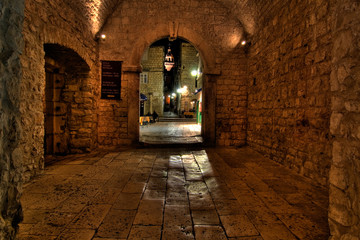 Historic entrance of korcula, croatia