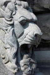 Obraz premium Leipzig, Löwenskulptur