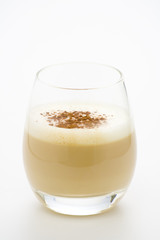 delicious ice chocolate with white irish cream