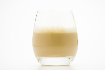 delicious ice chocolate with white irish cream