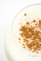 delicious ice chocolate with white irish cream