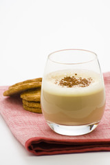 delicious ice chocolate with white irish cream