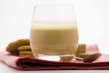 delicious ice chocolate with white irish cream