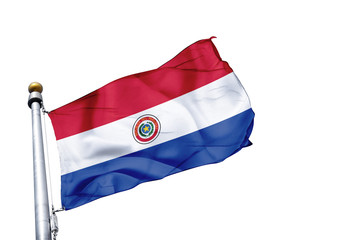 Obraz na płótnie Canvas Paragwaj flag